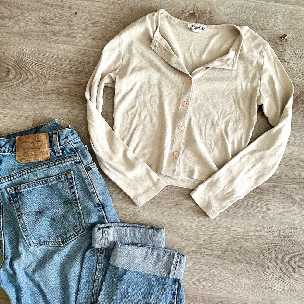 Vintage Cropped Cardigan